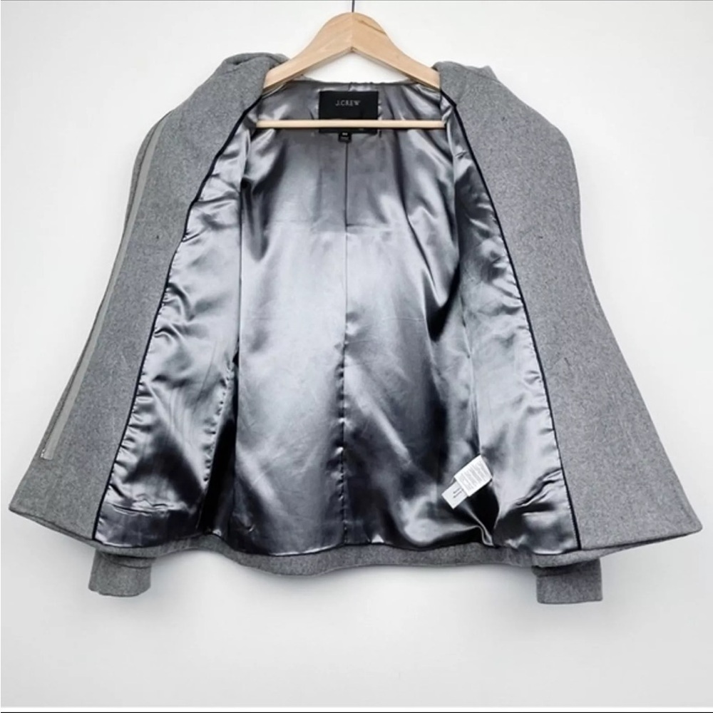J. Crew gray classic duffle coat with toggles Size 12 - Picture 16 of 16